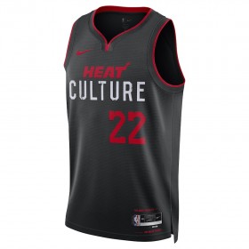 Maillot Basket Homme Miami Heat Jimmy Butler 2023-24 Nike City Edition Noir Swingman